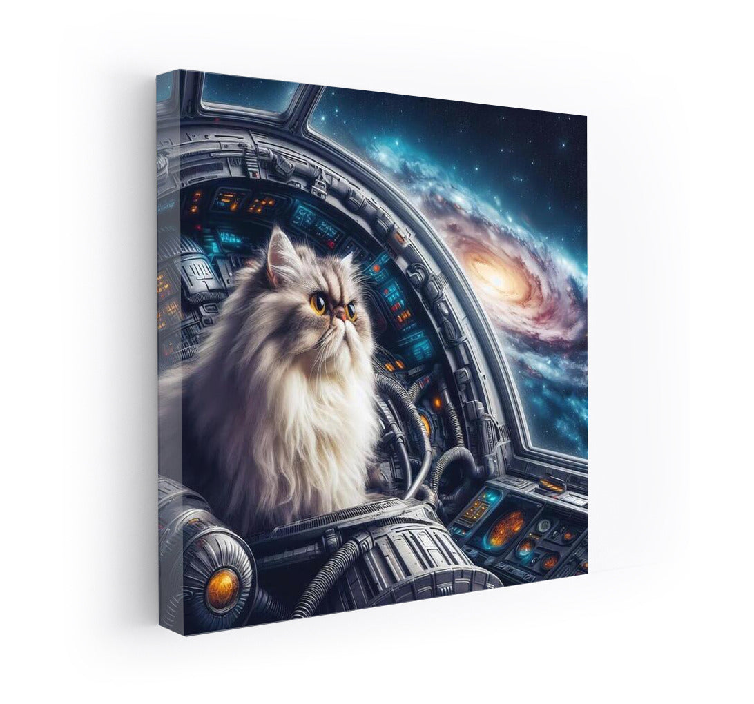 A Space Odyssey of the Persian Cat: Galaxy Explorer on a Starship