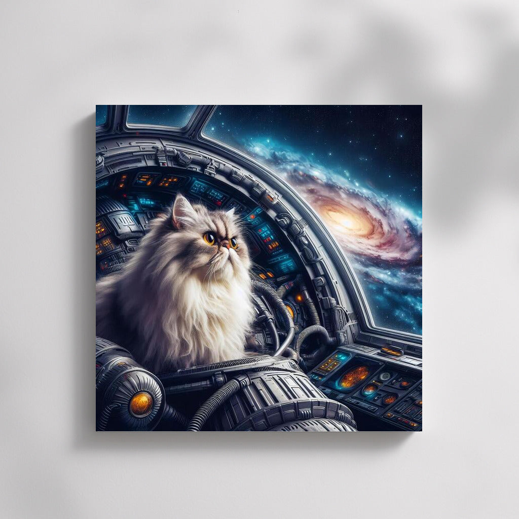 A Space Odyssey of the Persian Cat: Galaxy Explorer on a Starship