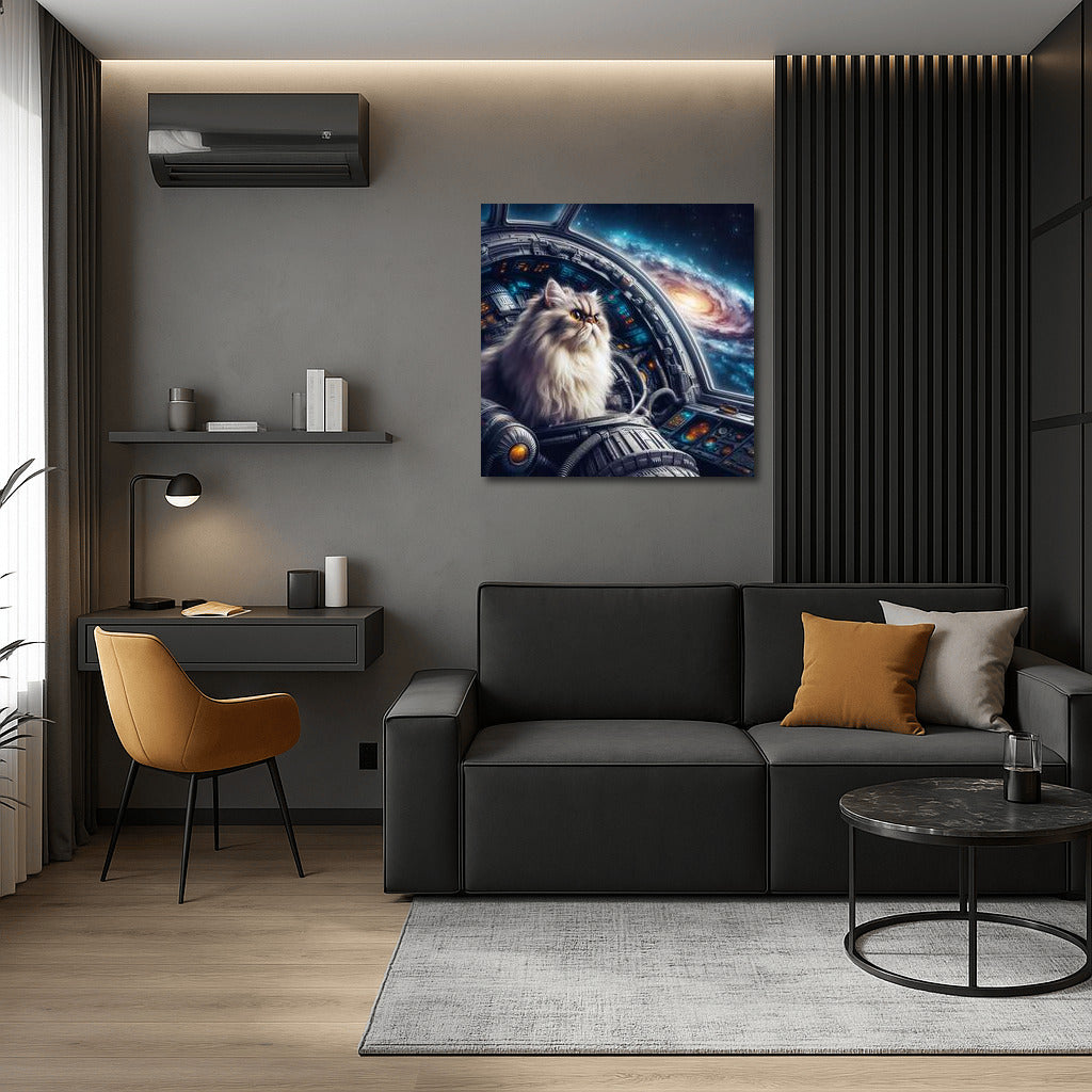 A Space Odyssey of the Persian Cat: Galaxy Explorer on a Starship