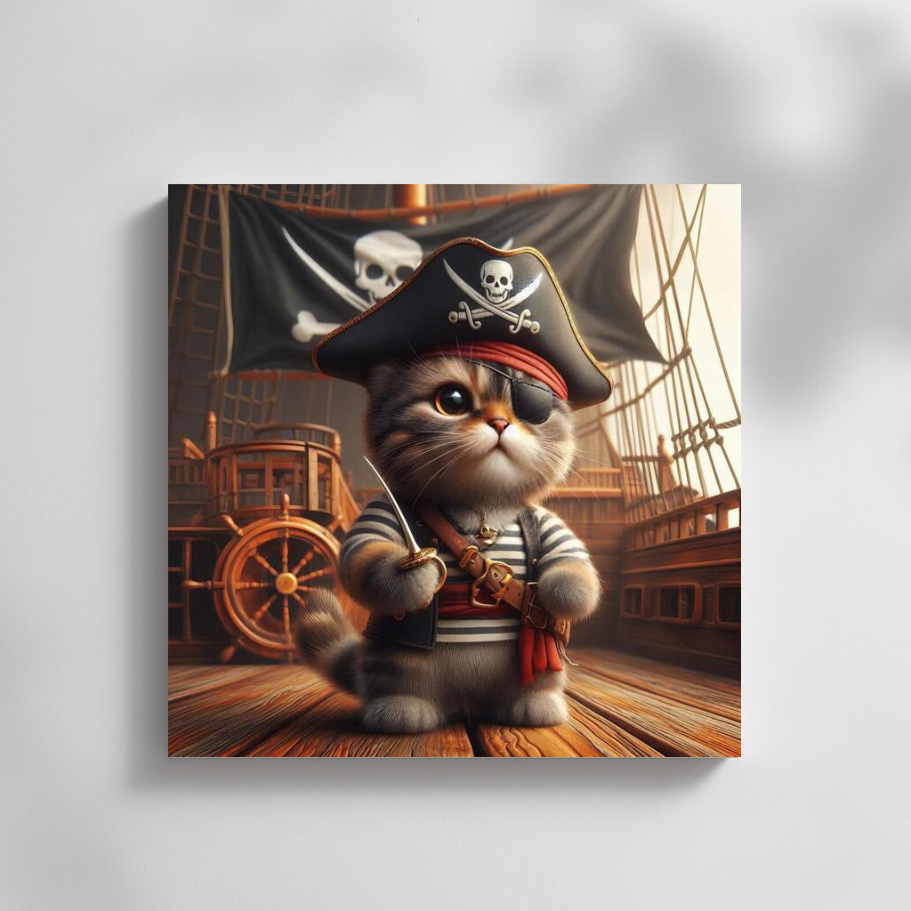 Brave Pirate Cat: Sea Defender