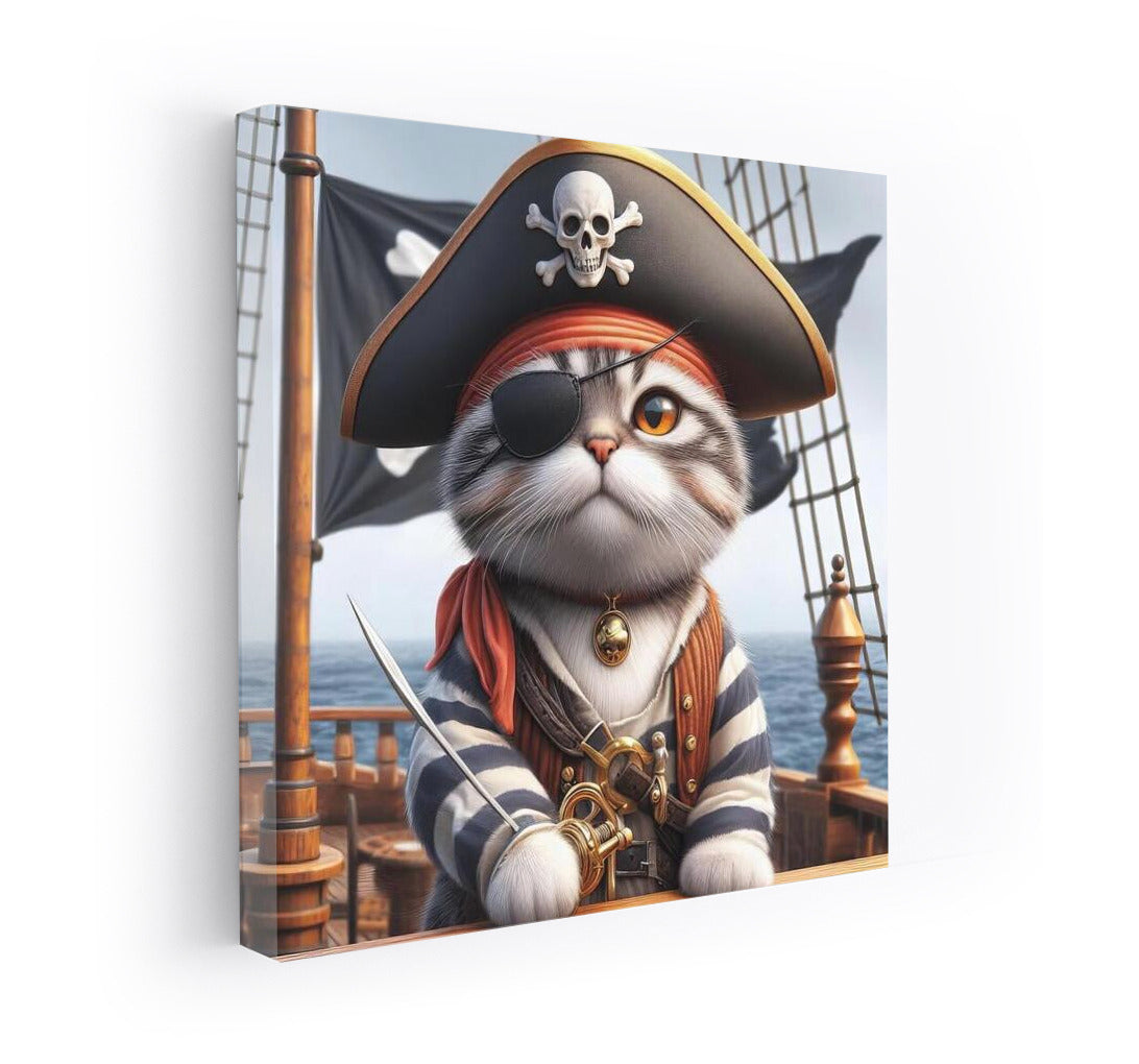 Pirate Cat: A Merry Raider of Your Walls