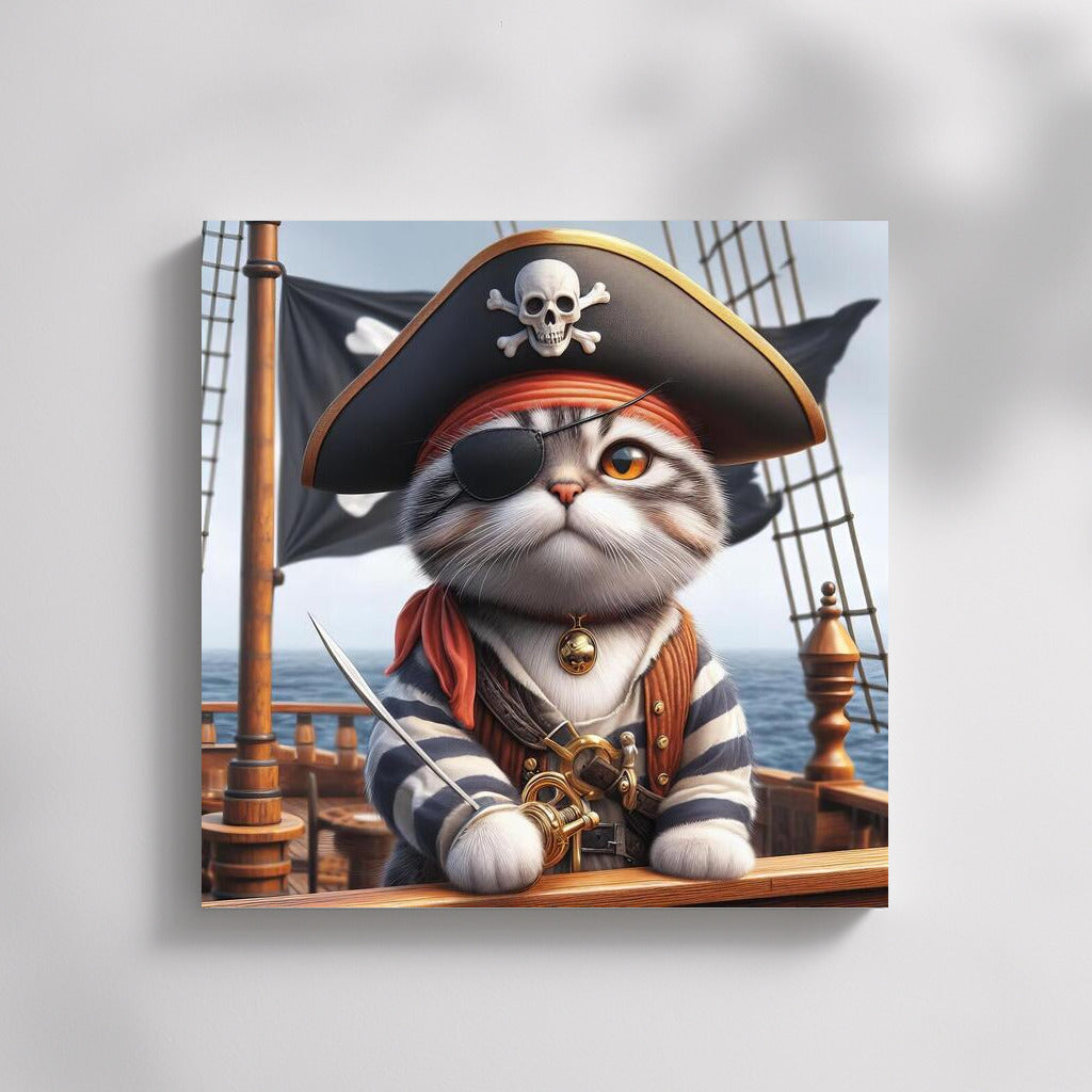 Pirate Cat: A Merry Raider of Your Walls