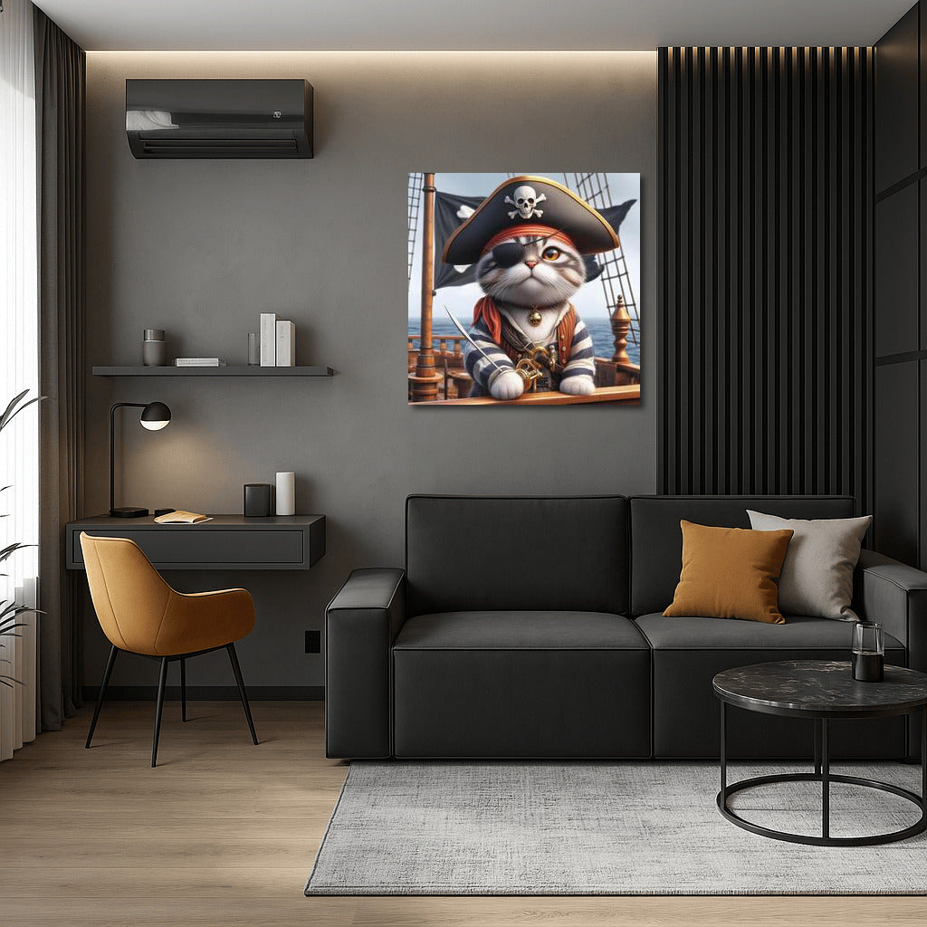 Pirate Cat: A Merry Raider of Your Walls