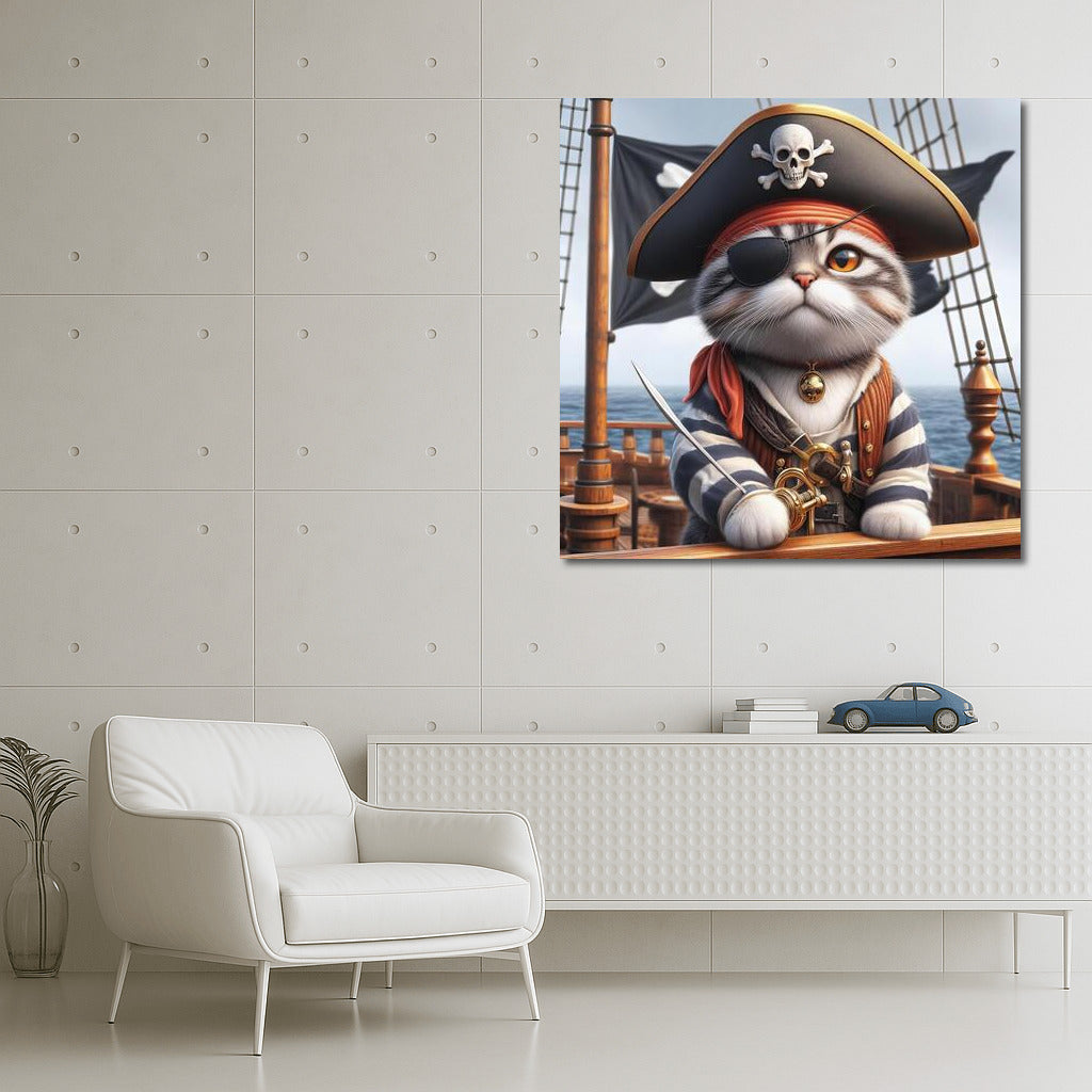 Pirate Cat: A Merry Raider of Your Walls