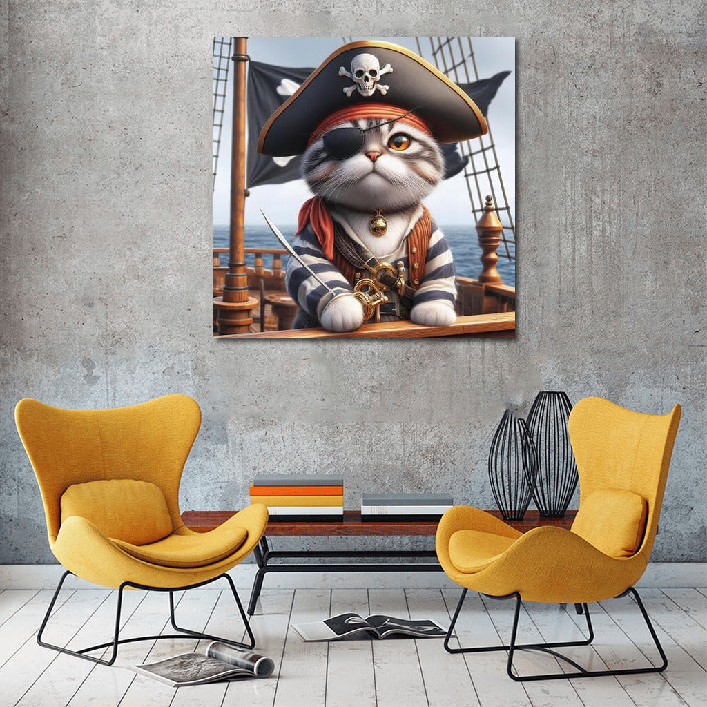 Pirate Cat: A Merry Raider of Your Walls