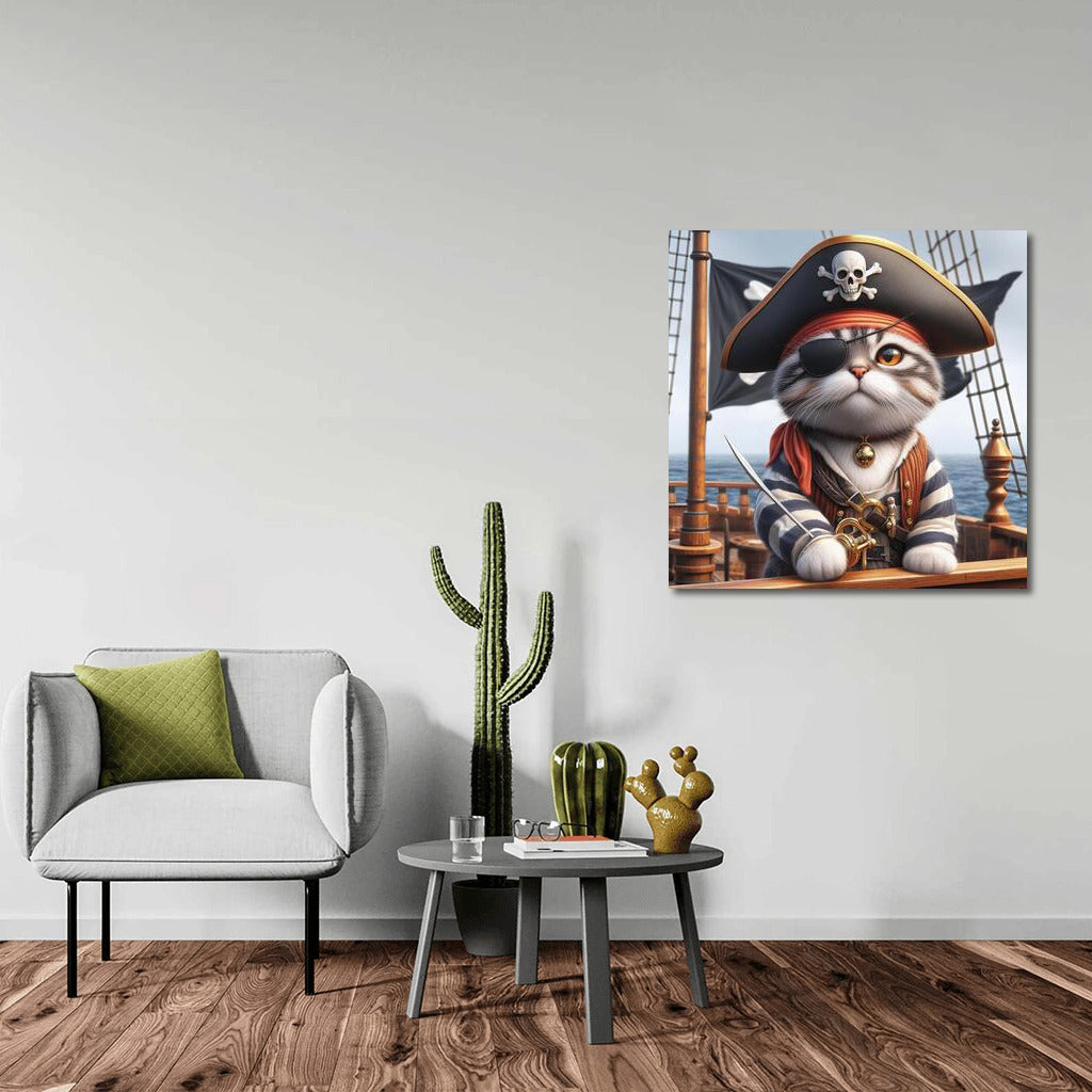 Pirate Cat: A Merry Raider of Your Walls