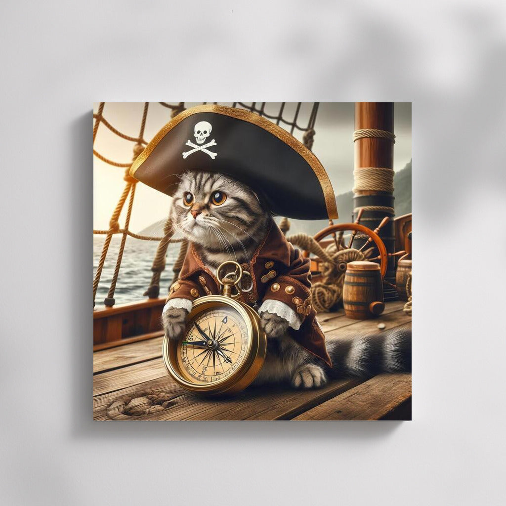 Pirate Cat with a Compass: Adventures in the Style of Pirates of the Caribbean
