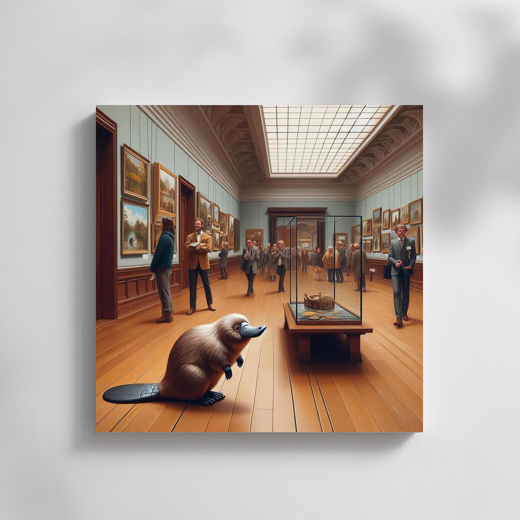 Platypus on a Museum Journey: Art with a Smile