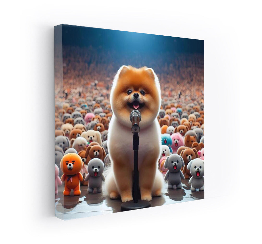 Pomeranian on Stage: Concert for Plush Fans