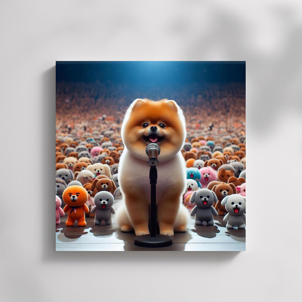 Pomeranian on Stage: Concert for Plush Fans