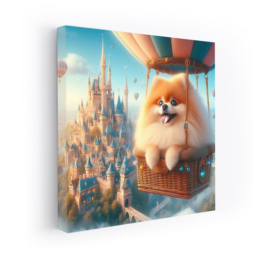 Spitz in the Sky: Flight Over the Fairytale City