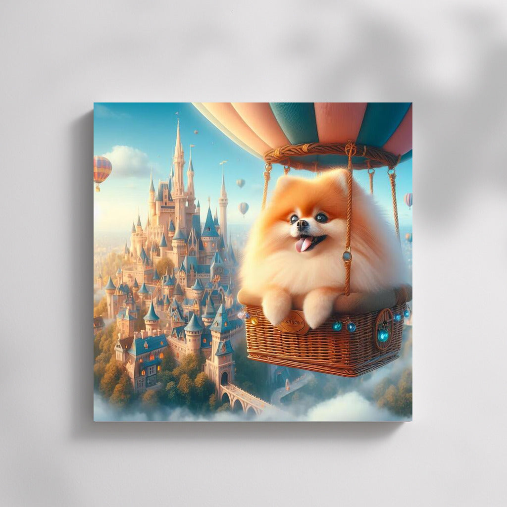 Spitz in the Sky: Flight Over the Fairytale City