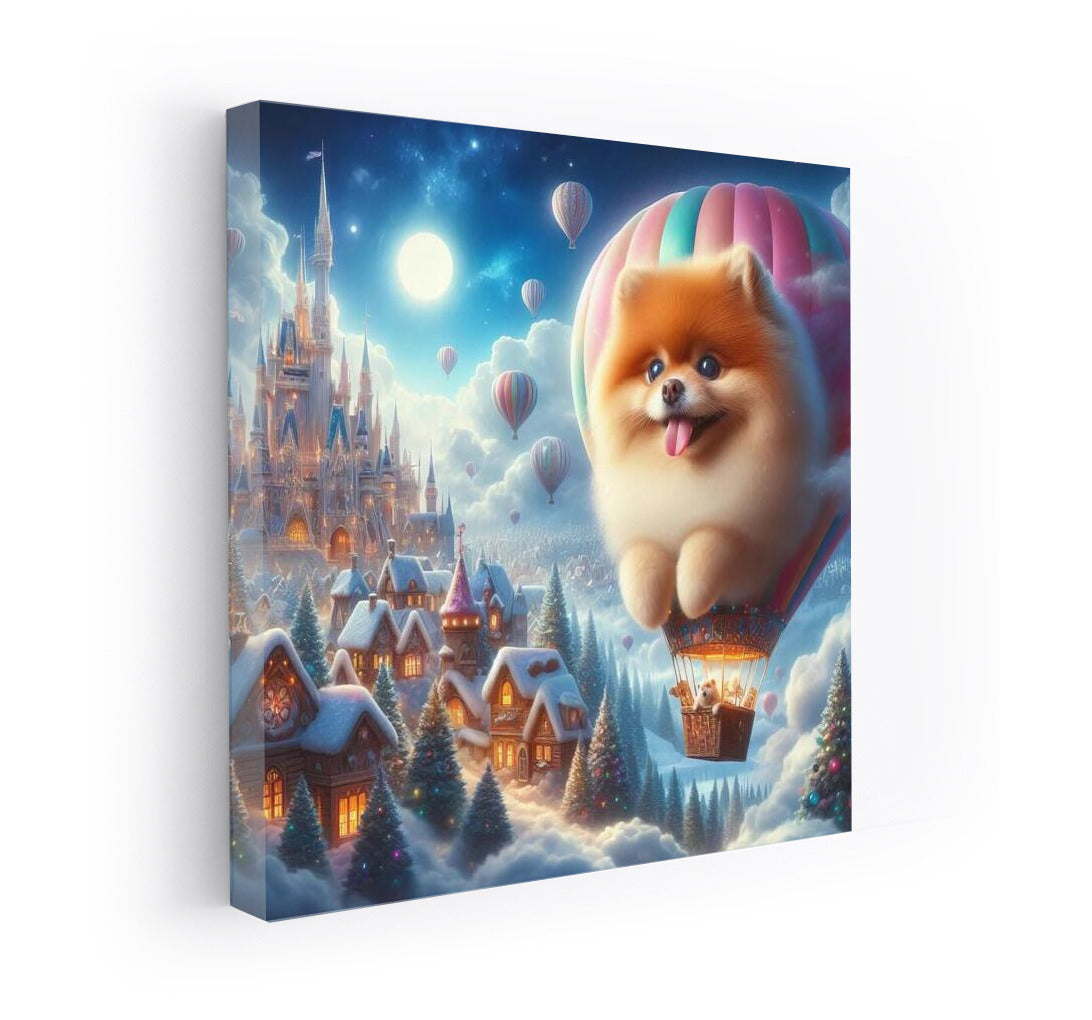 Spitz in the Sky Ball: Flight Over the Fairytale City