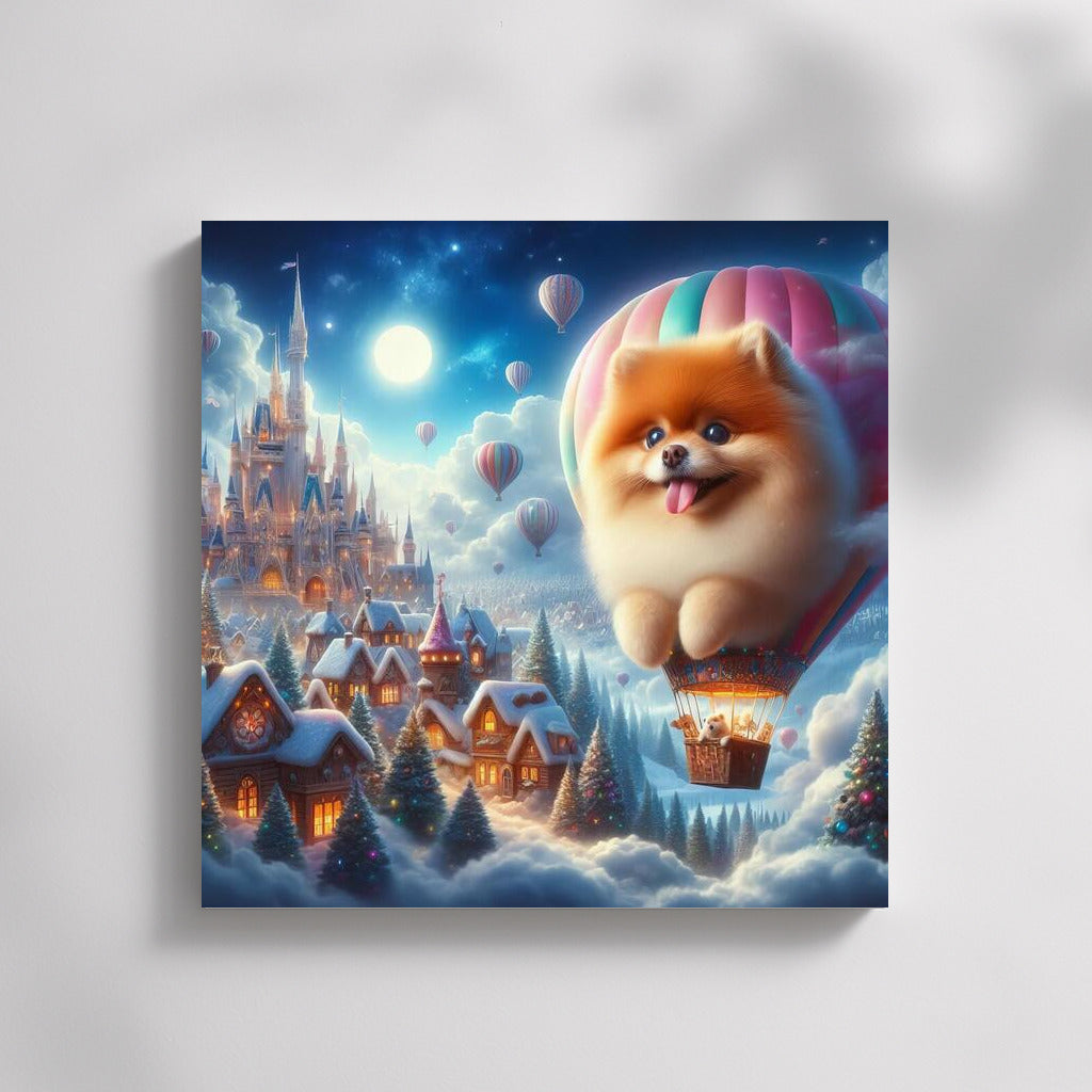 Spitz in the Sky Ball: Flight Over the Fairytale City