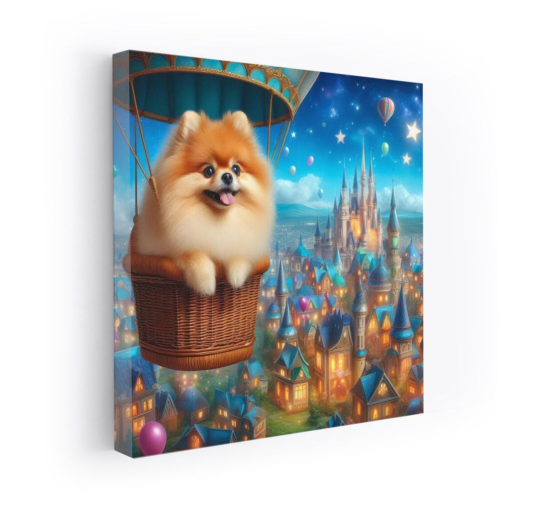 Spitz in the Sky: Journey Over the Fairytale City