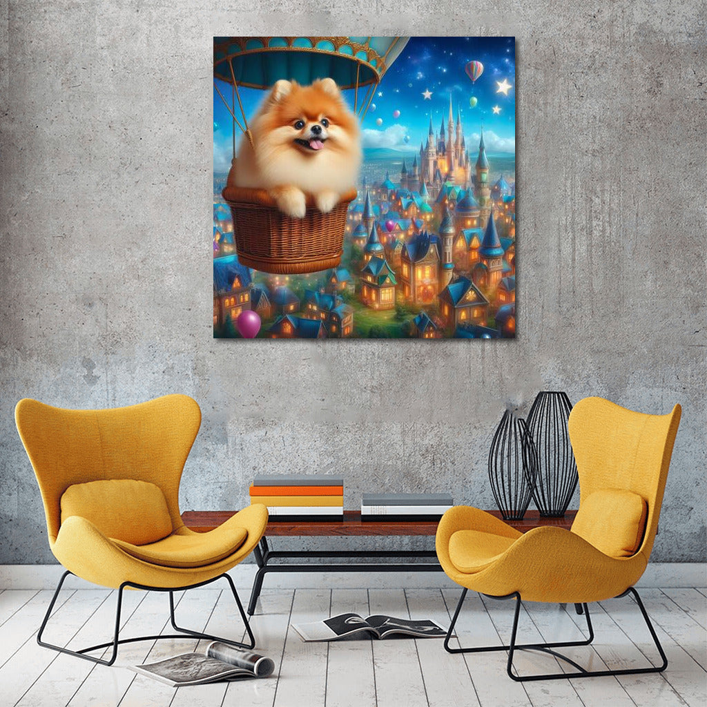 Spitz in the Sky: Journey Over the Fairytale City