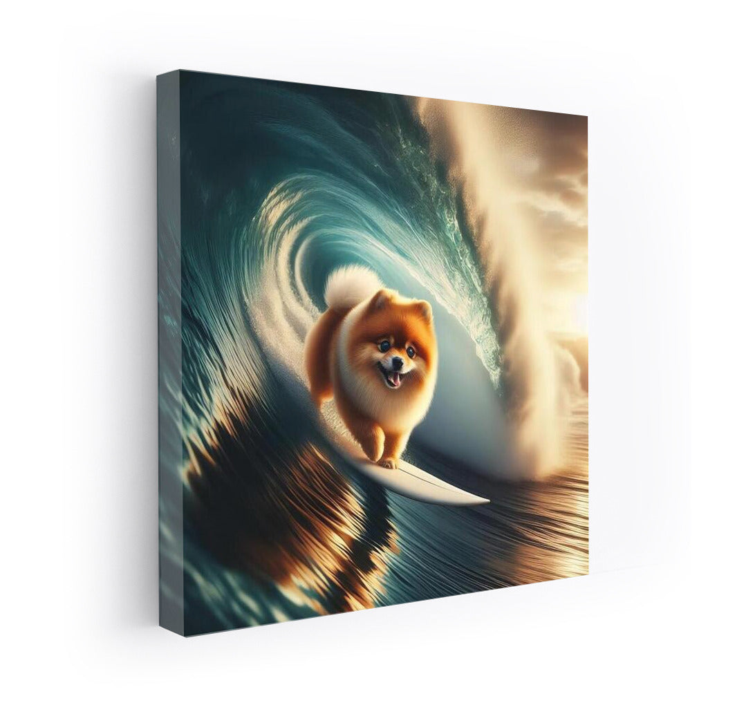 Spitz Surfer on a Giant Wave: An Epic Adventure