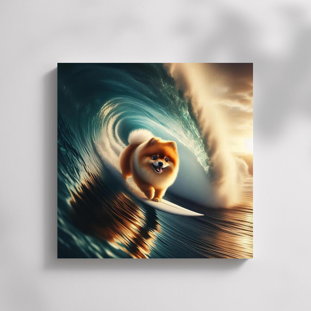 Spitz Surfer on a Giant Wave: An Epic Adventure