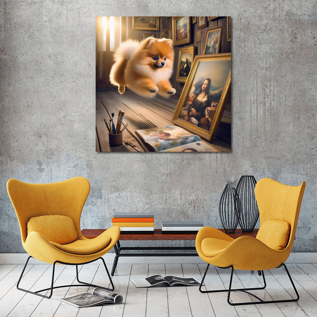 Fluffy Spitz: Jumping in the World of Art