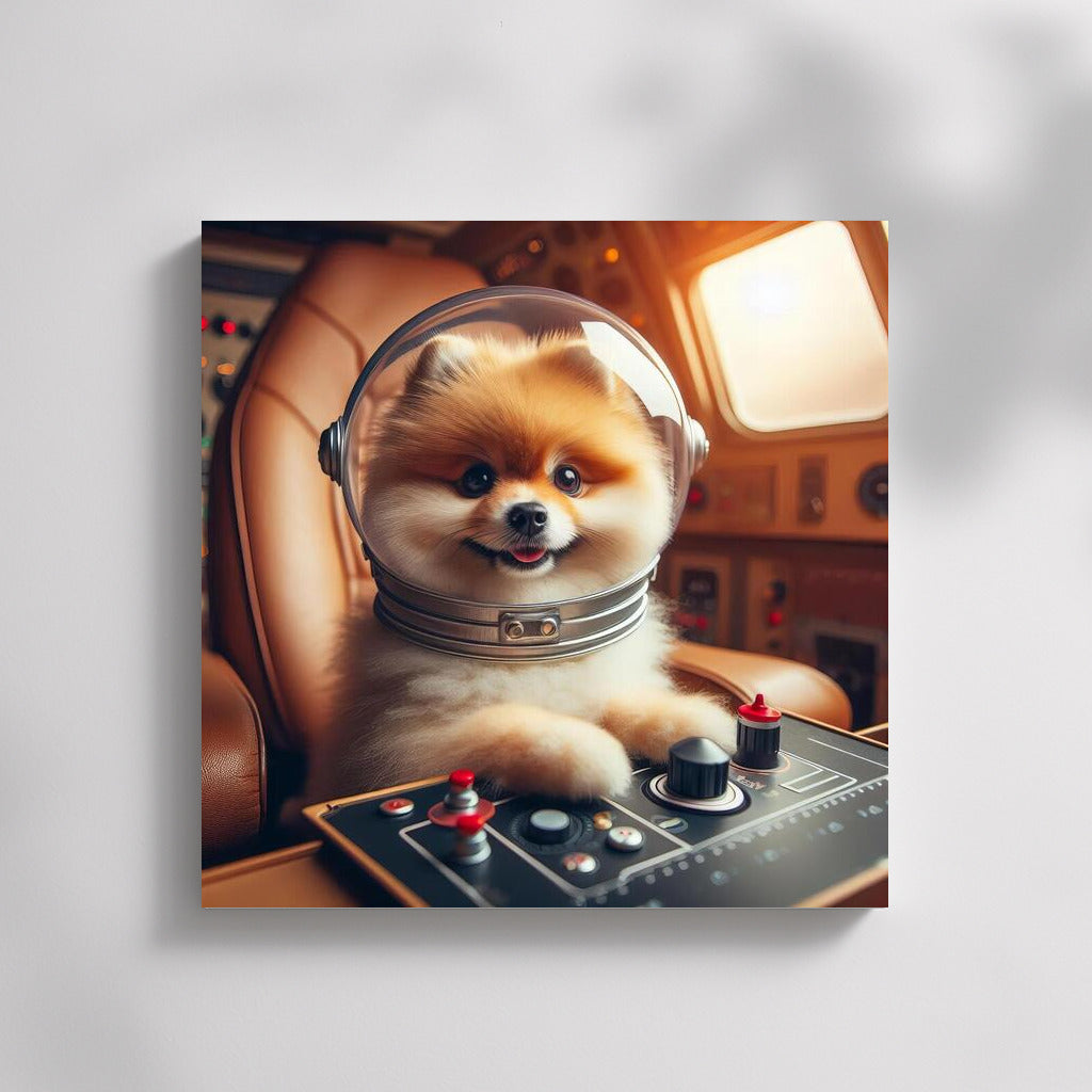 Space Spitz: The Furry Captain of the Universe