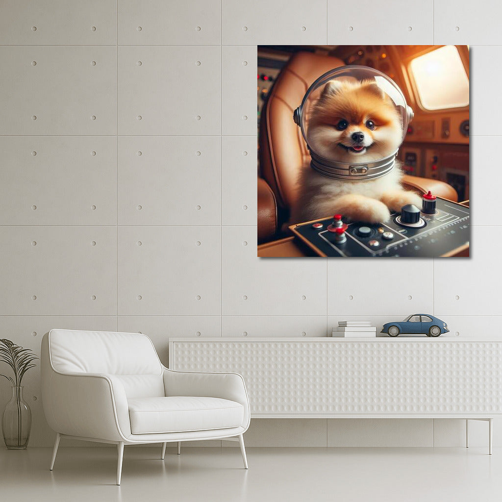 Space Spitz: The Furry Captain of the Universe