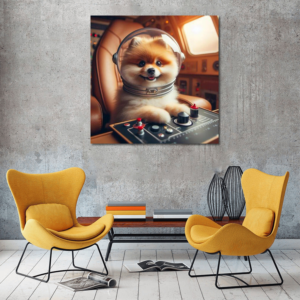 Space Spitz: The Furry Captain of the Universe