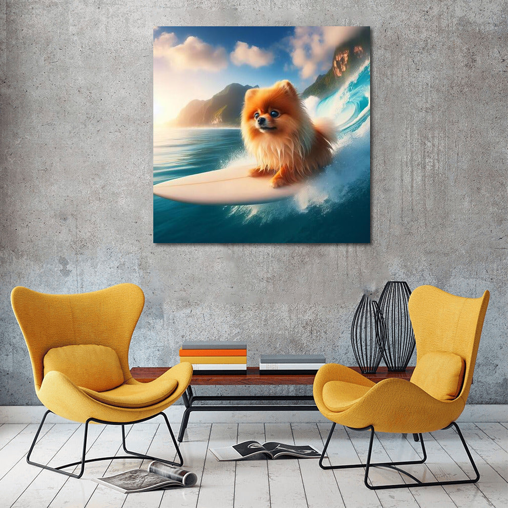 Pomeranian on the crest of a giant wave: Energy and Joy in your home
