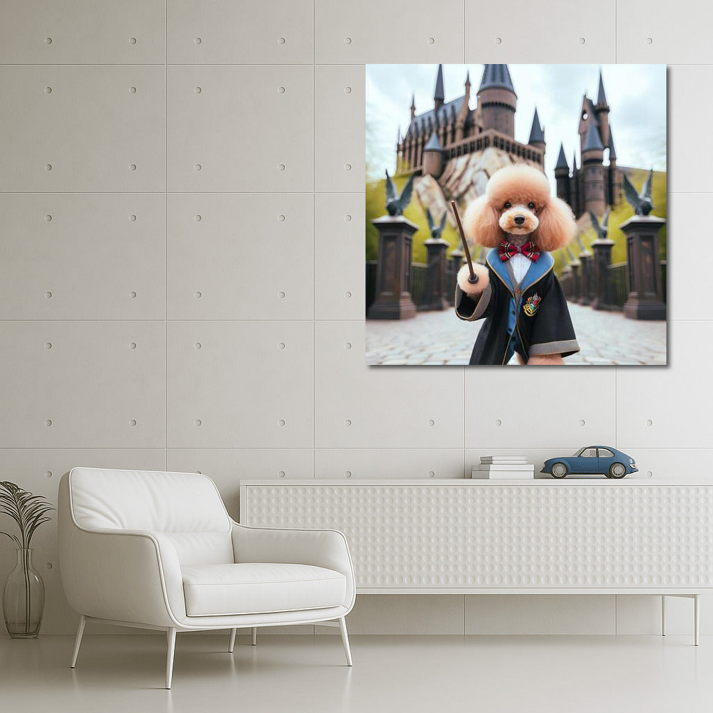 The Magical Poodle: The Wizard at the Hogwarts Gate