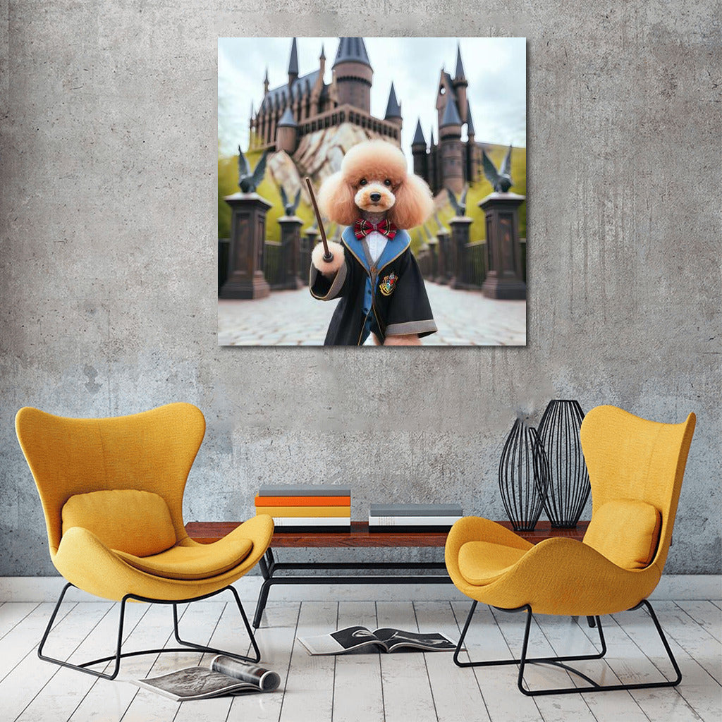 The Magical Poodle: The Wizard at the Hogwarts Gate