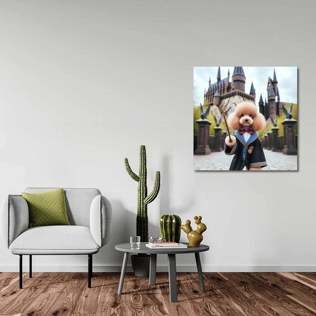 The Magical Poodle: The Wizard at the Hogwarts Gate