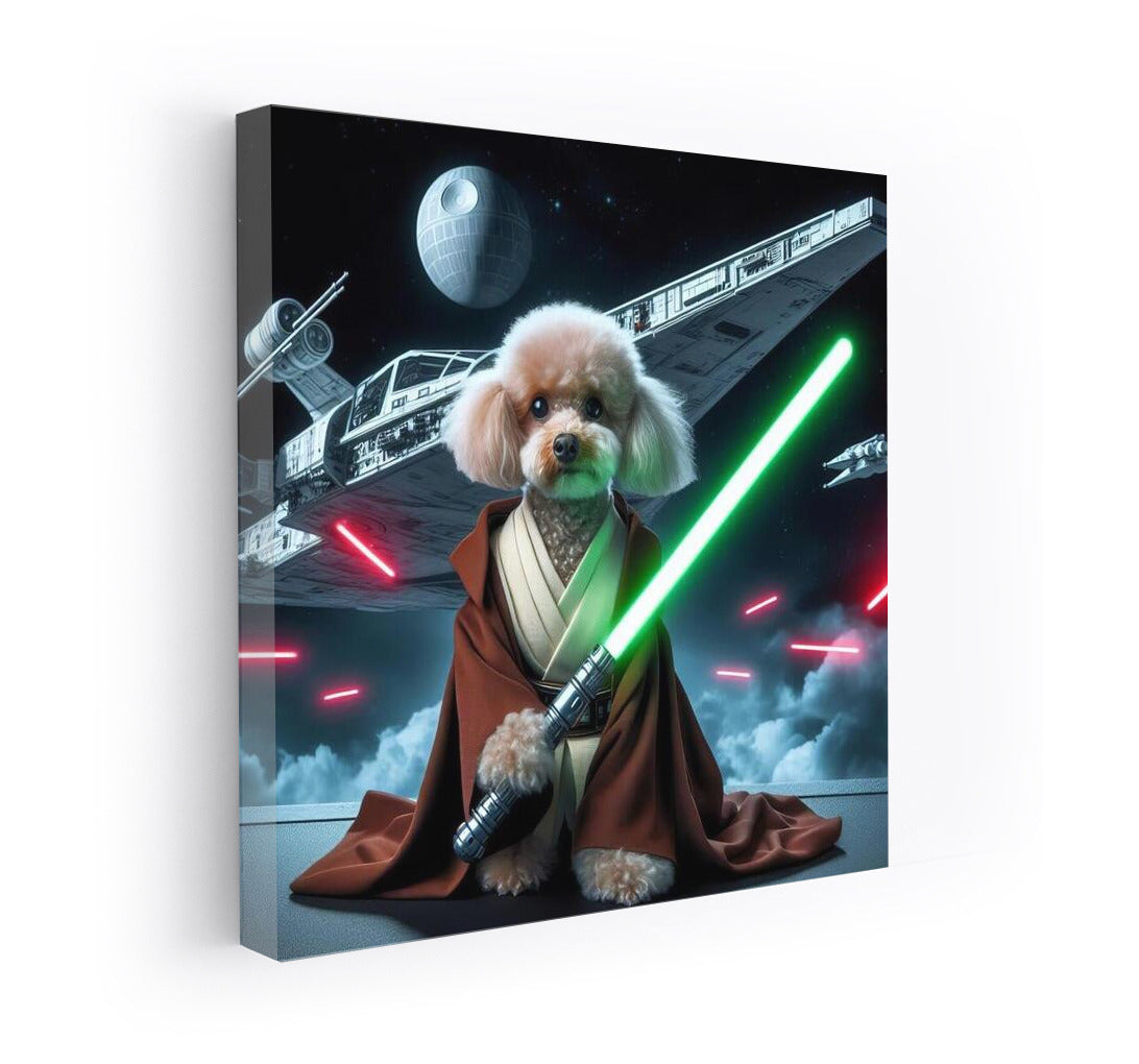 Poodle Jedi with a Laser Sword: A Star Wars-Style Space Adventure