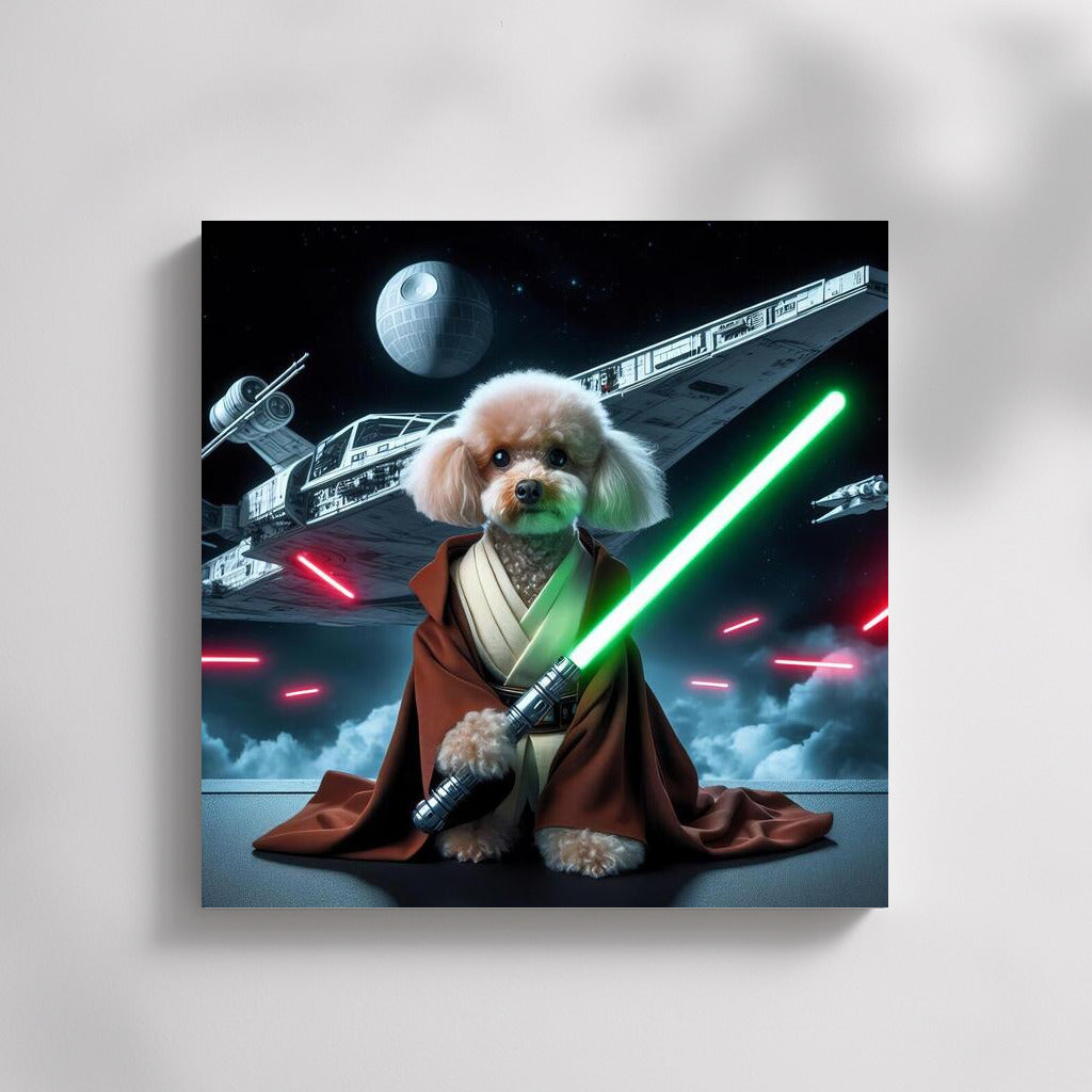 Poodle Jedi with a Laser Sword: A Star Wars-Style Space Adventure