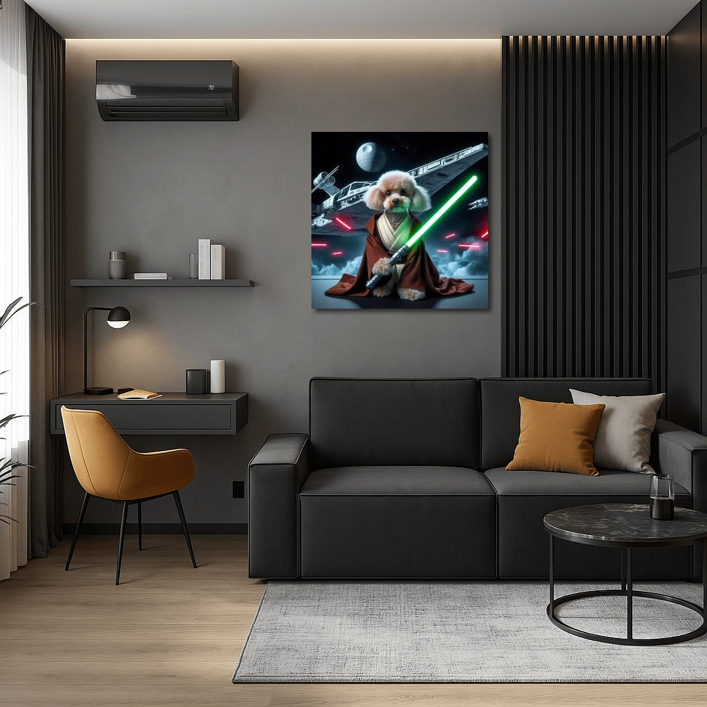 Poodle Jedi with a Laser Sword: A Star Wars-Style Space Adventure
