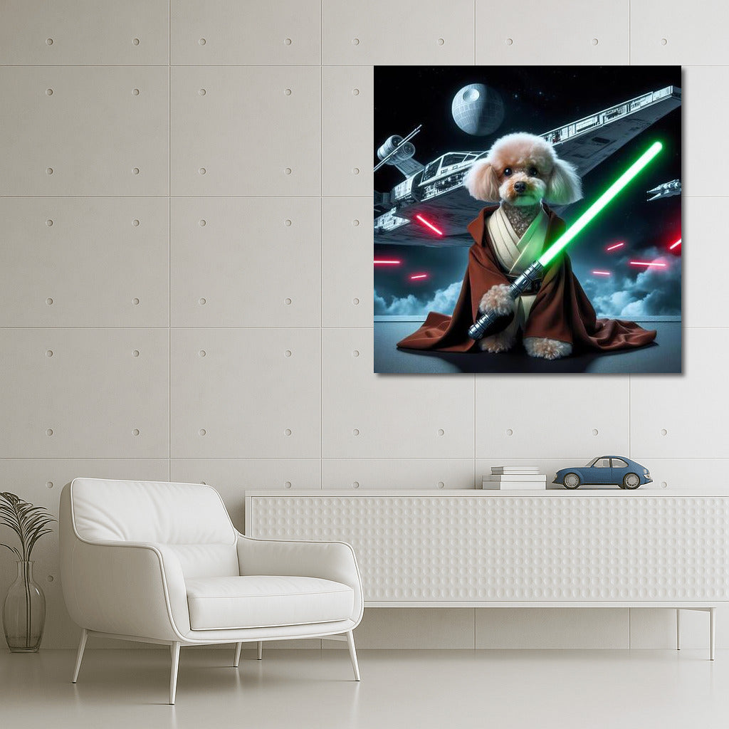 Poodle Jedi with a Laser Sword: A Star Wars-Style Space Adventure