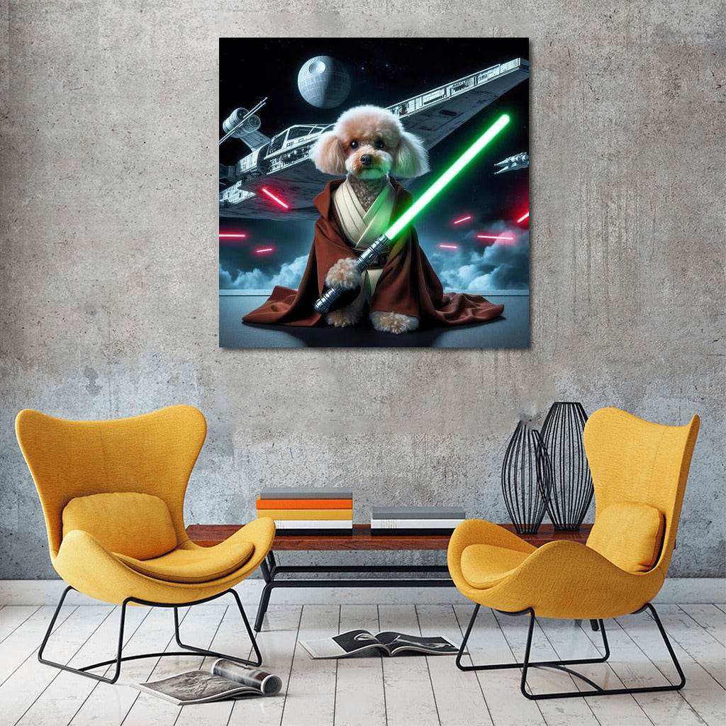 Poodle Jedi with a Laser Sword: A Star Wars-Style Space Adventure