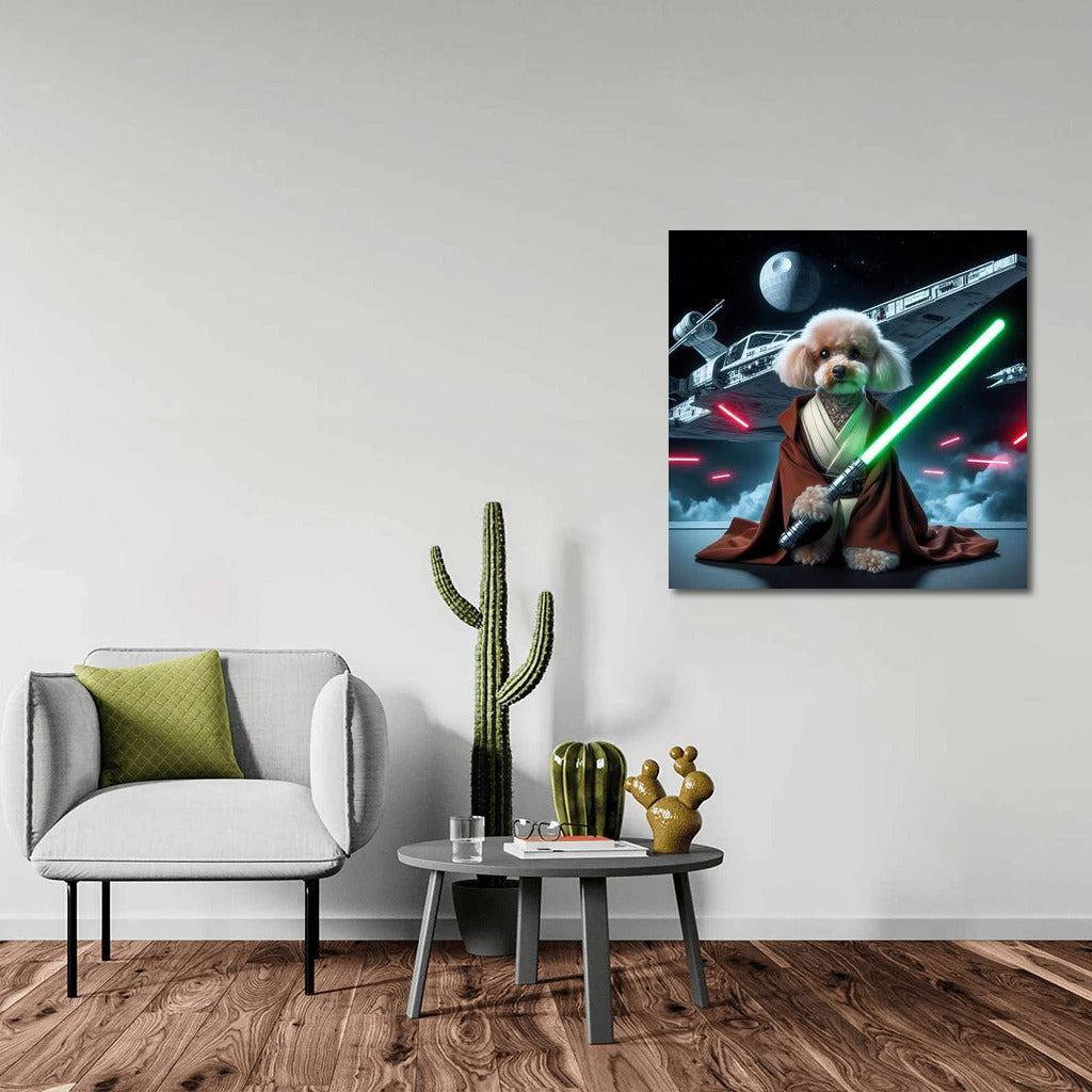 Poodle Jedi with a Laser Sword: A Star Wars-Style Space Adventure