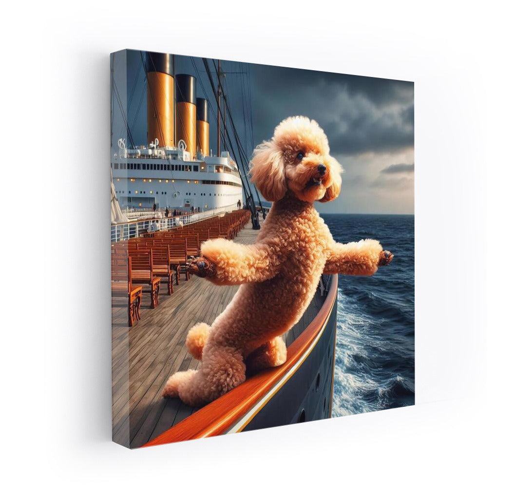 Titanic Poodle: Nautical Romance on the Bow