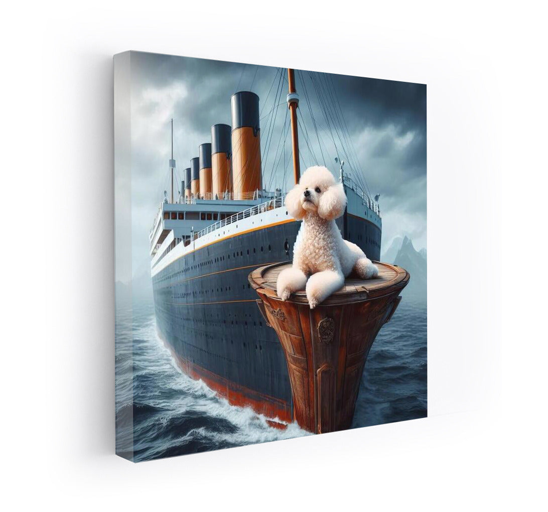 Poodle on Titanic: The Legendary Paws Scene