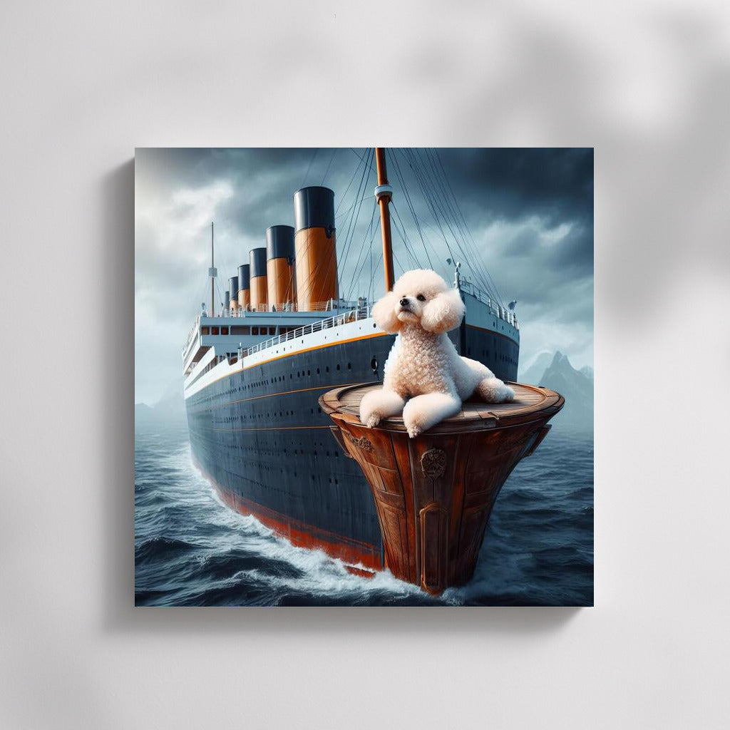 Poodle on Titanic: The Legendary Paws Scene