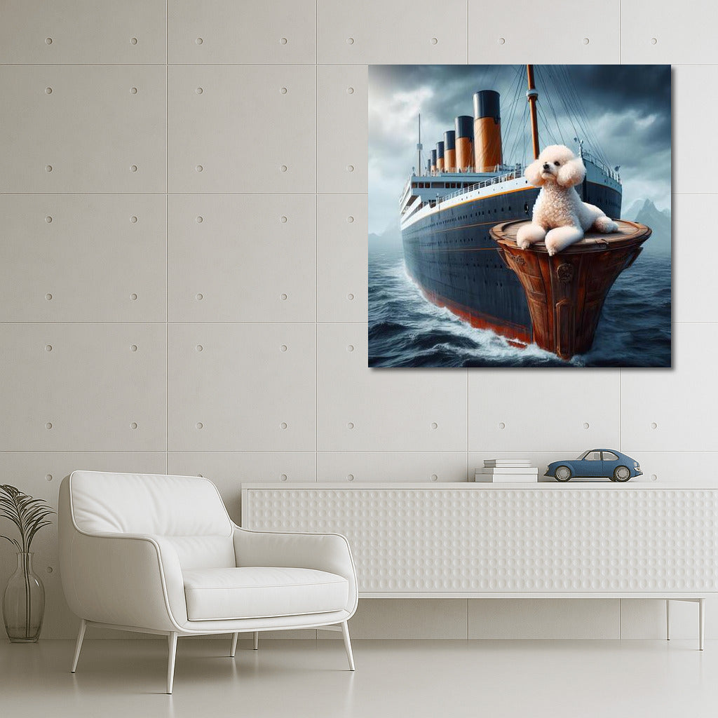 Poodle on Titanic: The Legendary Paws Scene