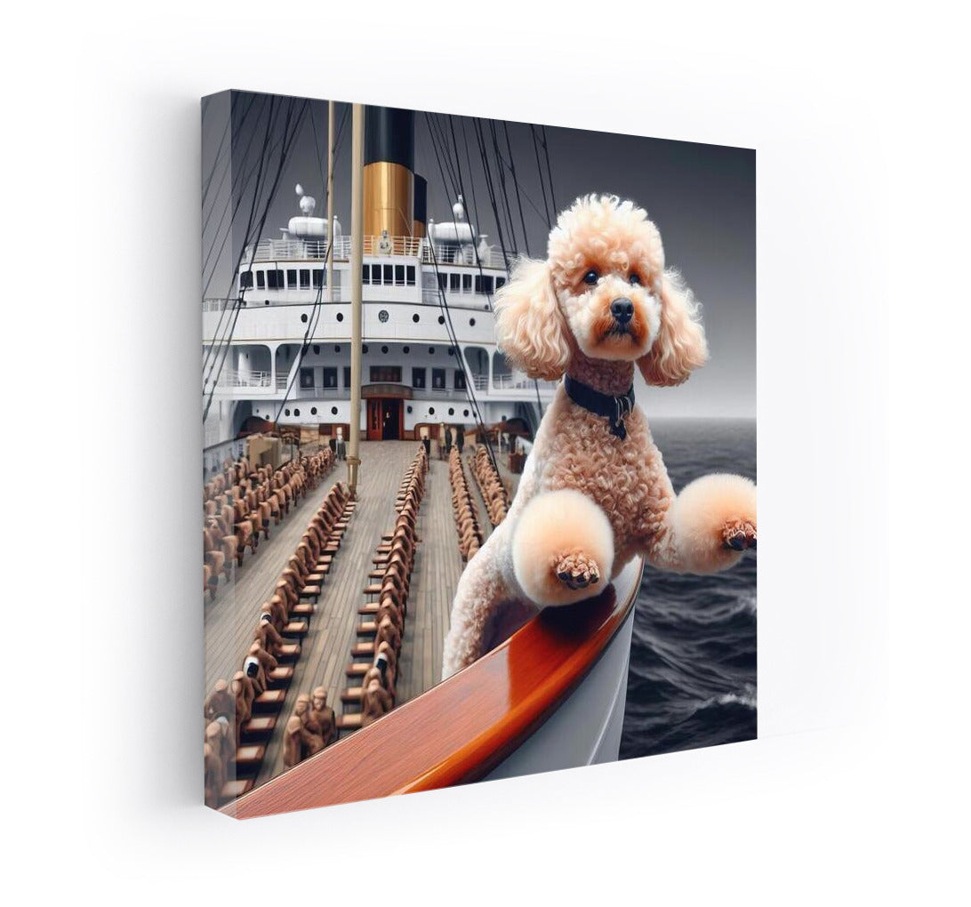 Titanic Poodle: Majesty on the Bow