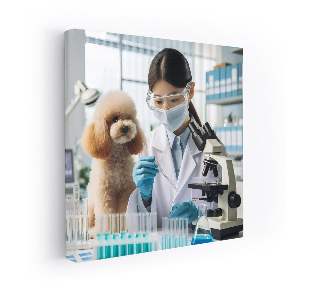Poodle Scientist in the Lab: Experiment of the Future