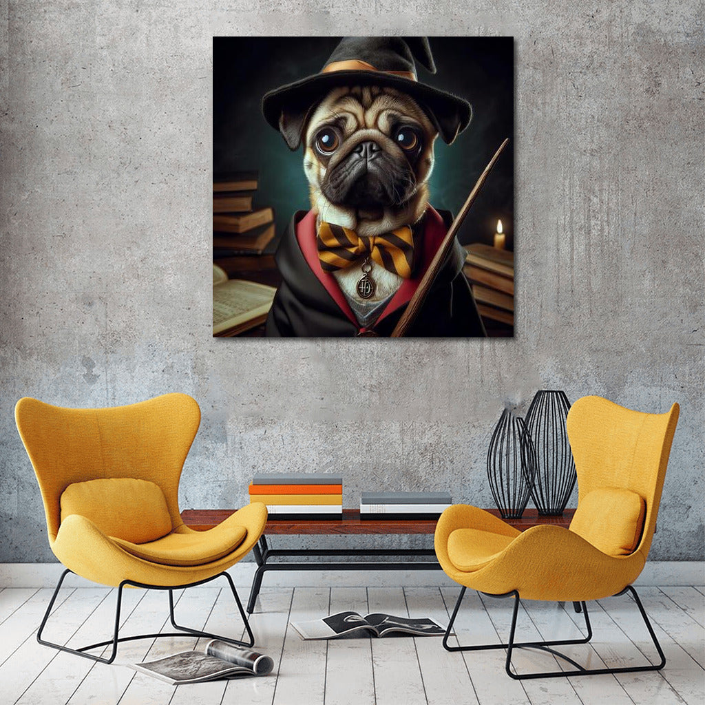 Magical Pug: Harry Potter on Your Wall