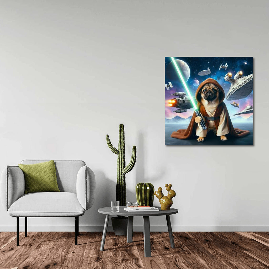 Galactic Pug: Star Wars on Your Wall