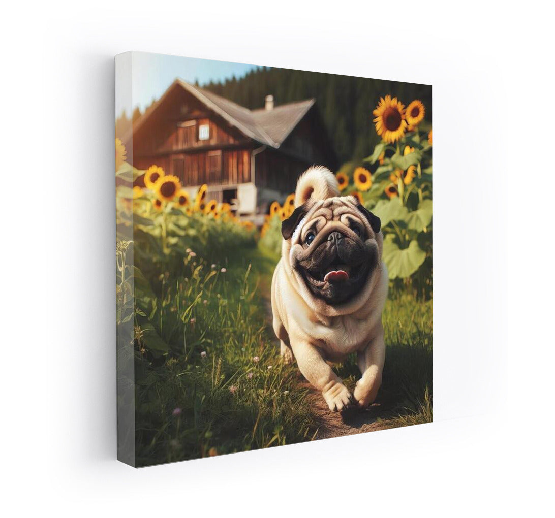 Pug on the Farm: Cozy Home Decor