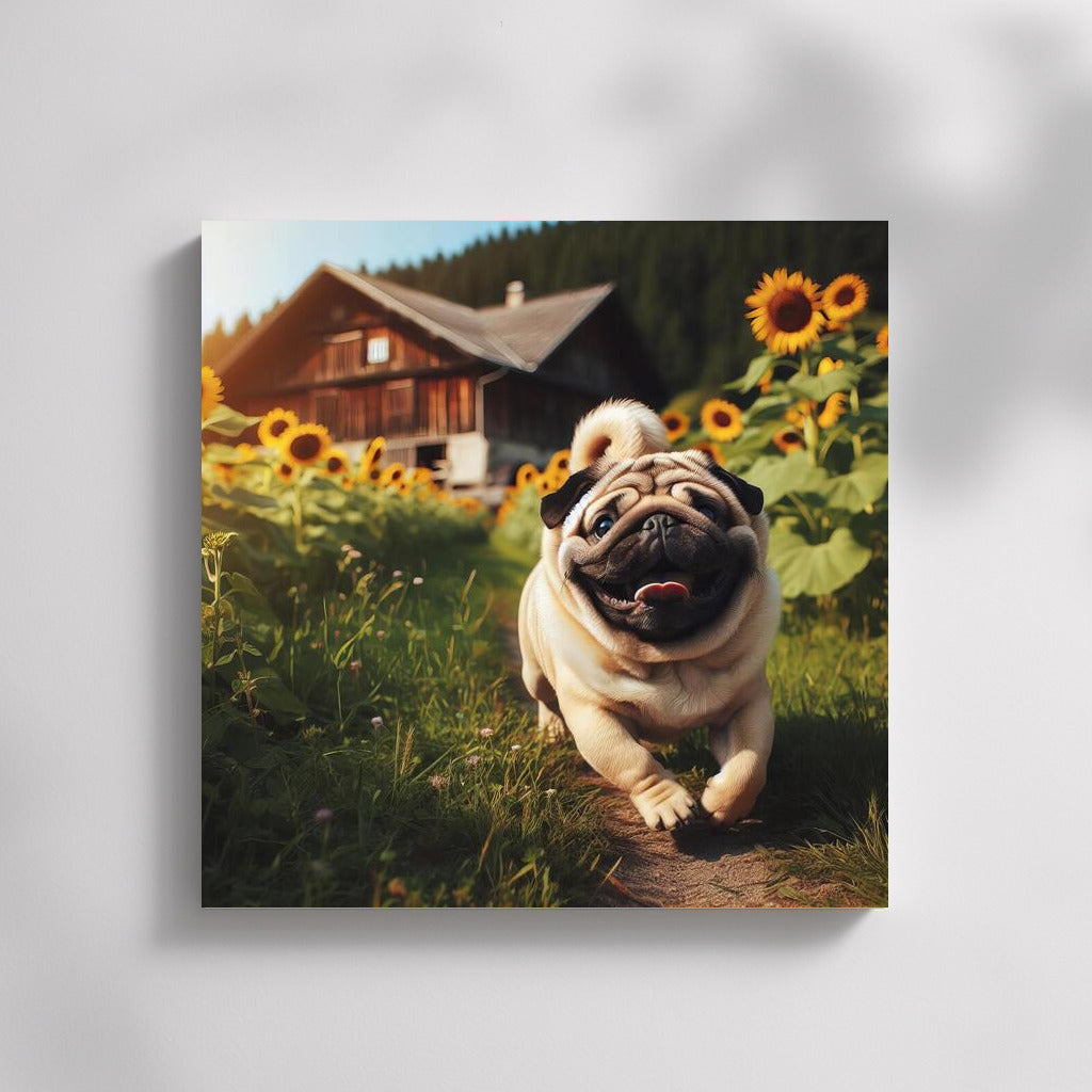 Pug on the Farm: Cozy Home Decor