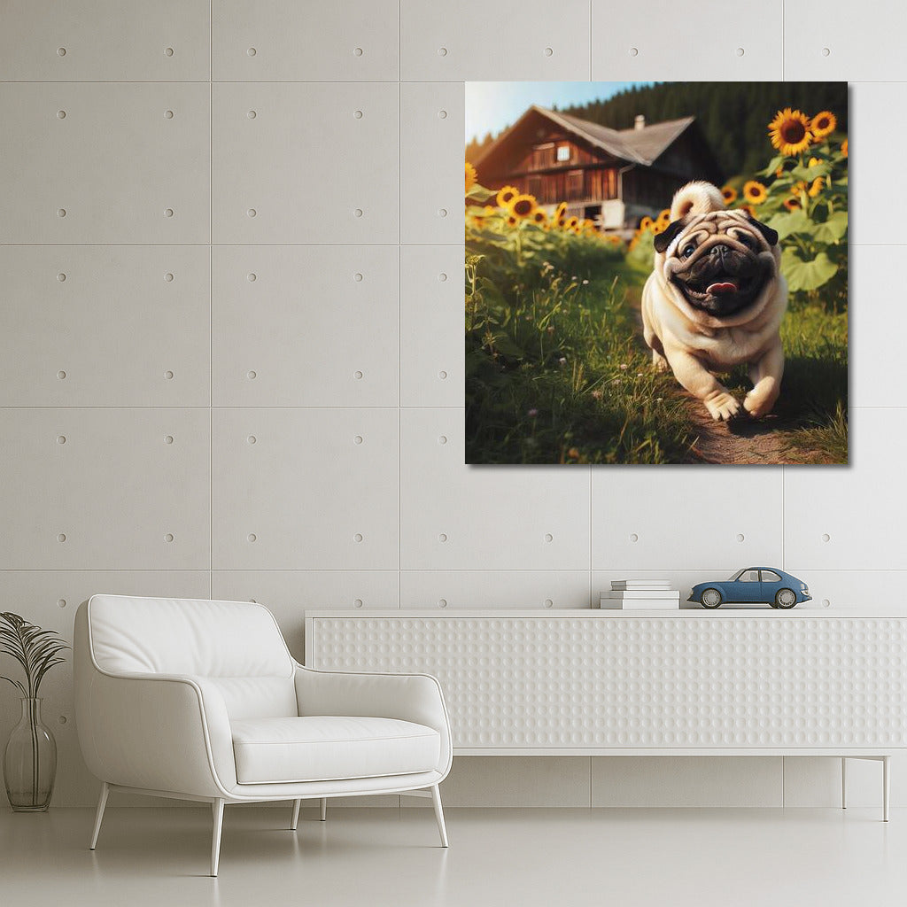 Pug on the Farm: Cozy Home Decor