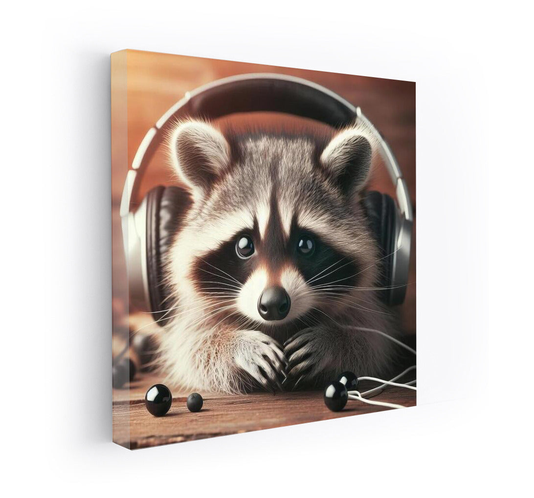 Raccoon in Headphones: Musical Style for Interior