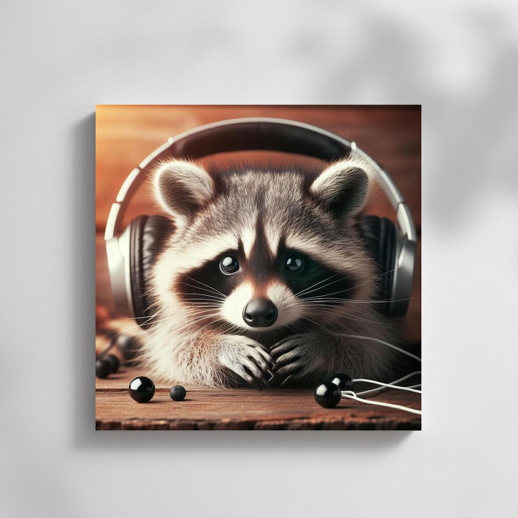 Raccoon in Headphones: Musical Style for Interior
