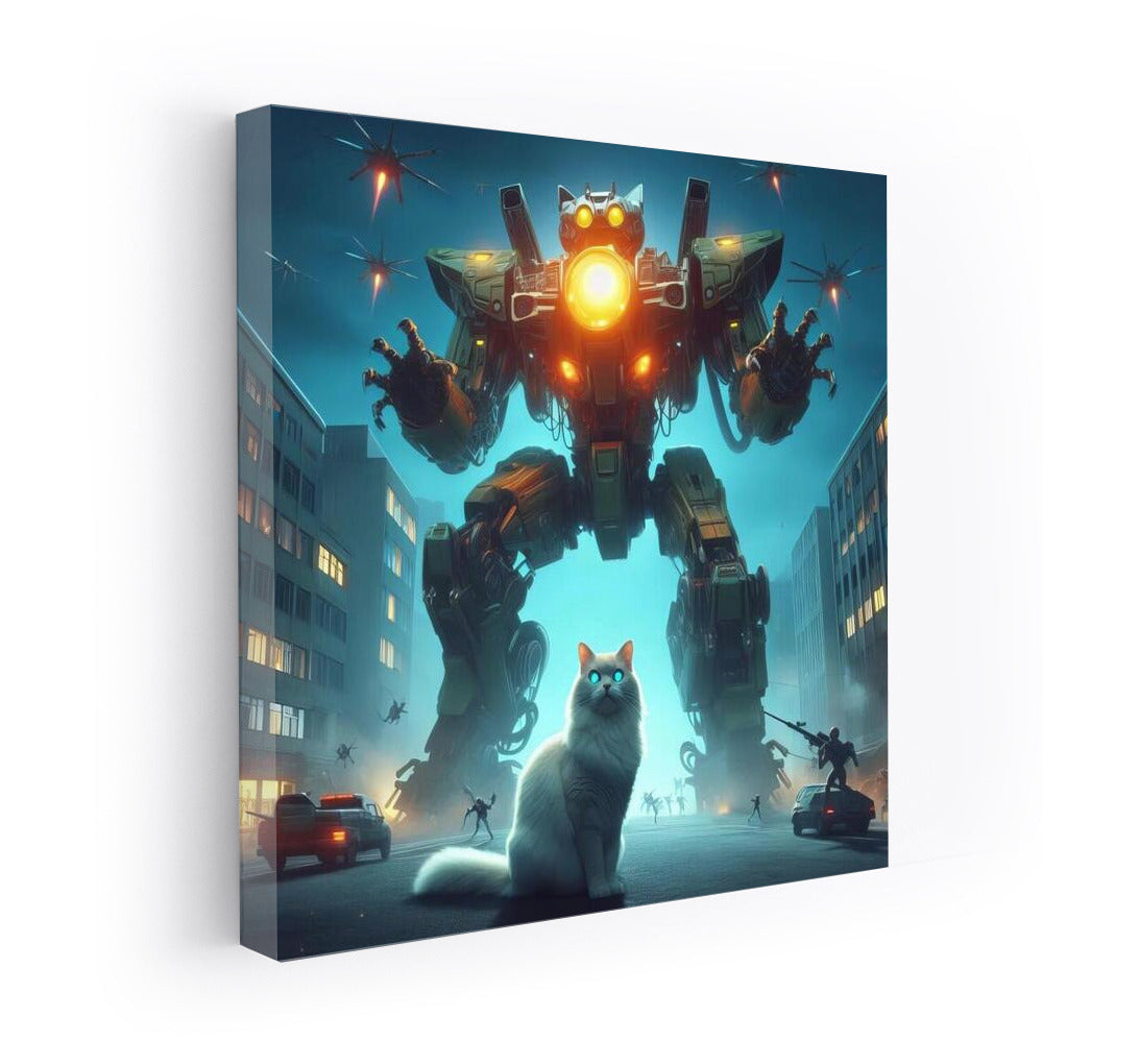 Ragdoll Cat and Gigantorobot: Alien City Defenders